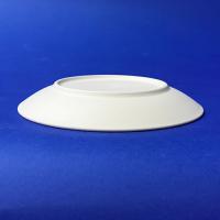 陶芸材料 素焼き 4号丸皿【直径約13.9cm】(白磁土)