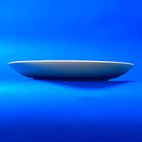 陶芸材料 素焼き 5号丸皿【直径約17.5cm】(白磁土)