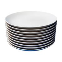 陶芸材料 素焼き 5号丸皿【直径約17.5cm】(白磁土)