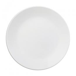 陶芸材料 素焼き 8号丸皿【直径約24.7cm】(白磁土)