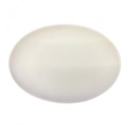 陶芸材料 素焼き 7号楕円皿【直径約22.7cm×16.3cm】(並)