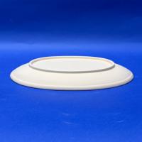 陶芸材料 素焼き 7号楕円皿【直径約22.7cm×16.3cm】(並)