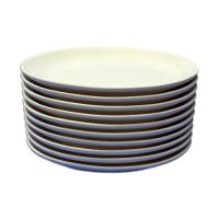 陶芸材料 素焼き 7号楕円皿【直径約22.7cm×16.3cm】(並)