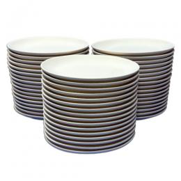 おまとめ割引 7号楕円皿50組【直径約22.7cm×16.3cm】(並)