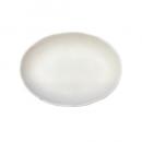 陶芸材料 素焼き 3号波ぶち楕円皿【約12.5cm×約9.3cm】(並)
