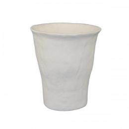 陶芸材料 素焼き 絞りカップ(白磁) 陶芸材料 素焼き<4営業日以内で発送>